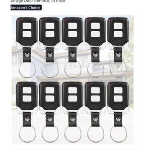 New Set (10) Garage Door Opener Remote Set 893Max Liftmaster Chamberlain